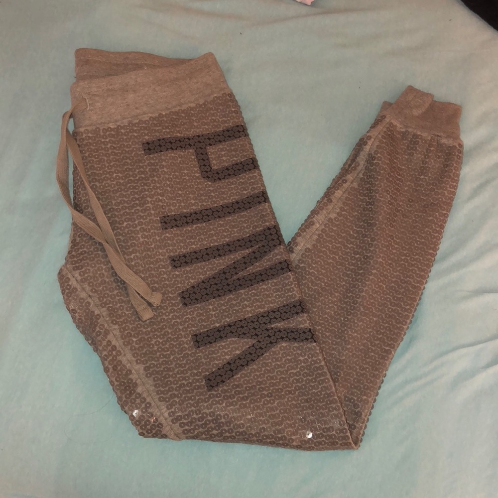 Victoria’s Secret Pink Sequin Joggers